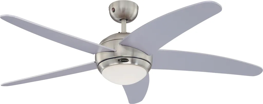 Westinghouse Bendan Argent Ventilateur de Plafond avec Lampe et Télécommande
