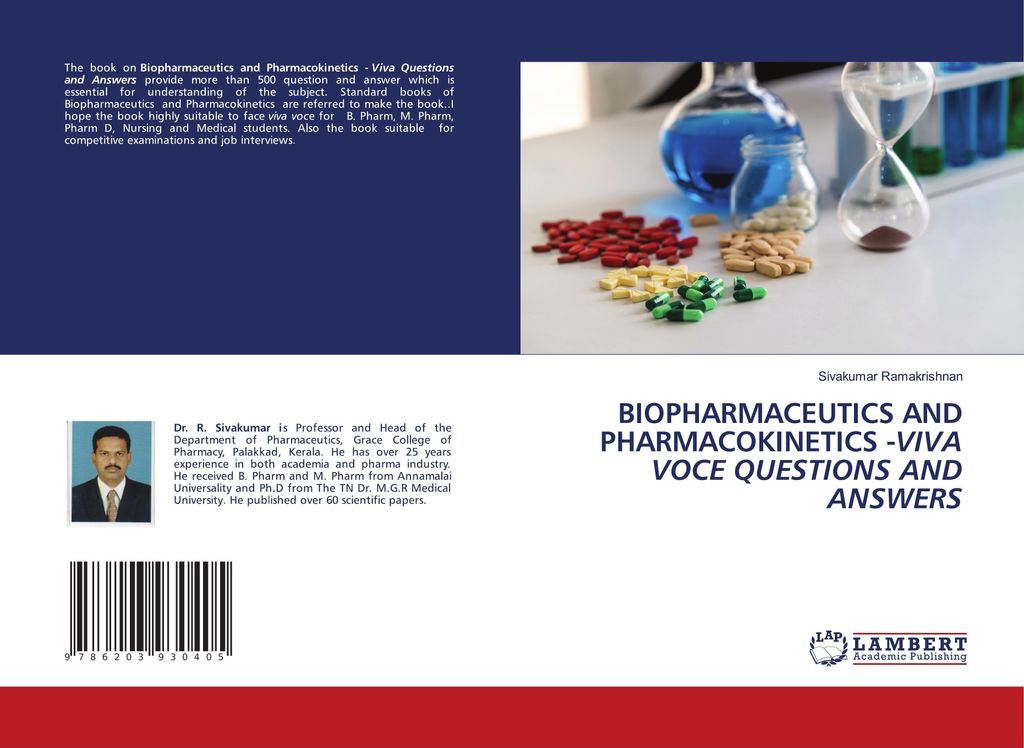 Biopharmaceutics And Pharmacokinetics -Viva Voce Questions And Answers