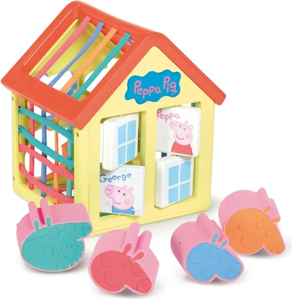 Trieur de formes Peppa Pig TOMY maison colorée avec figurines