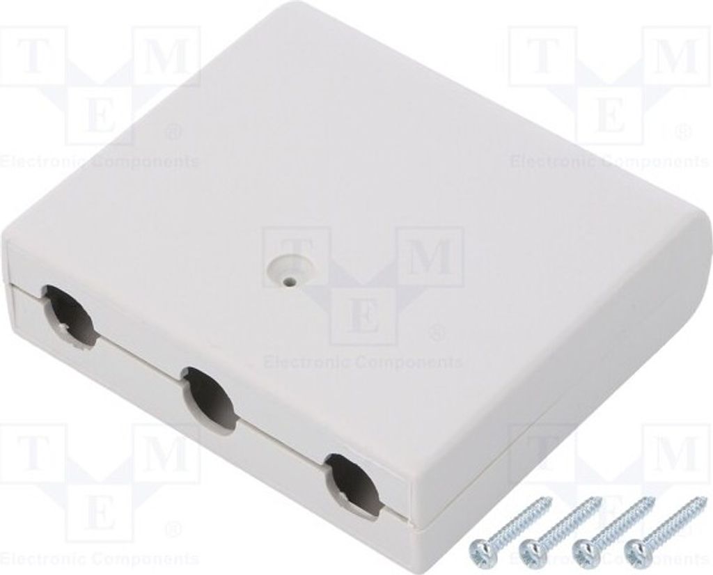 1x Gehäuse: universell Z: 20mm mit loch X: 60mm Y: 68mm grau KM-19B/GY Universal