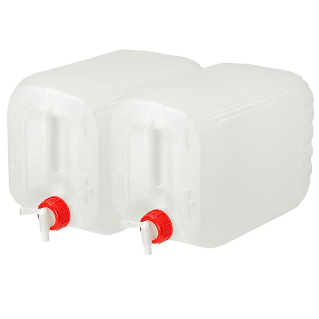 Wasserkanister 2er Set, je 10 Liter, Trinkwasserkanister Produktbild 