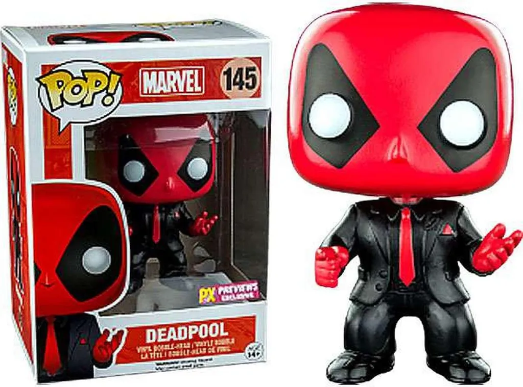 Figurine Funko Pop Marvel Deadpool PX Previews Exclusive habillé 9 cm