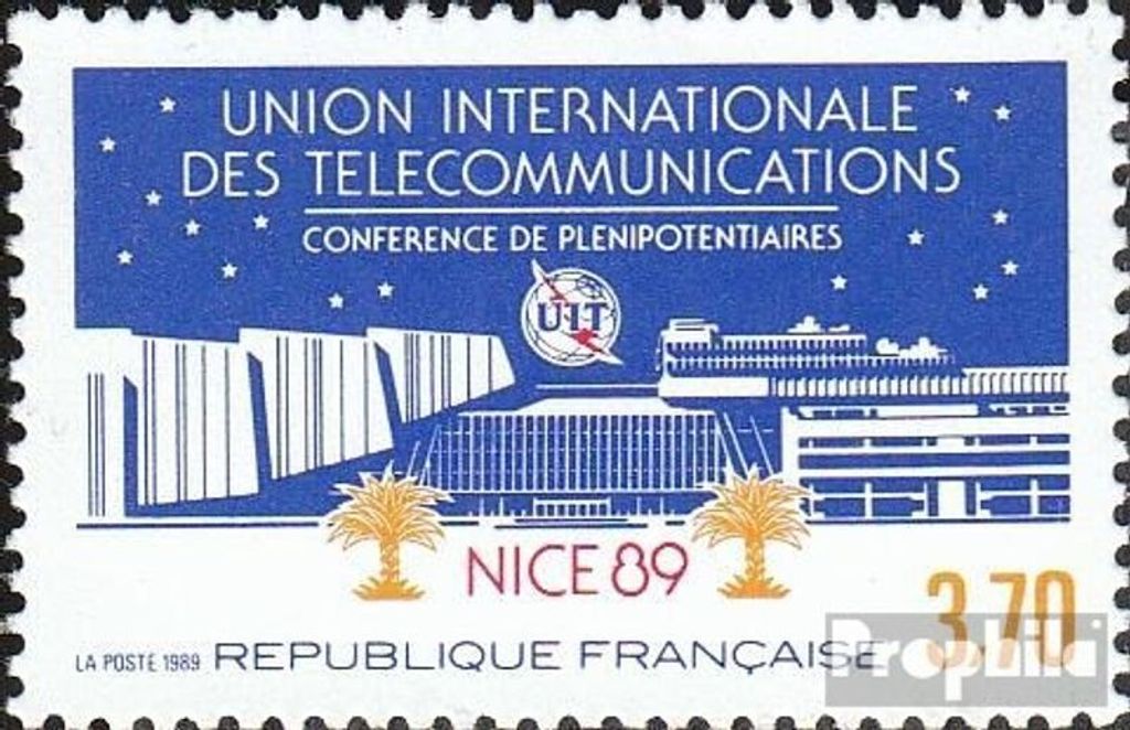 Briefmarken Frankreich 1989 Mi 2719 (kompl.Ausg.) postfrisch ITU