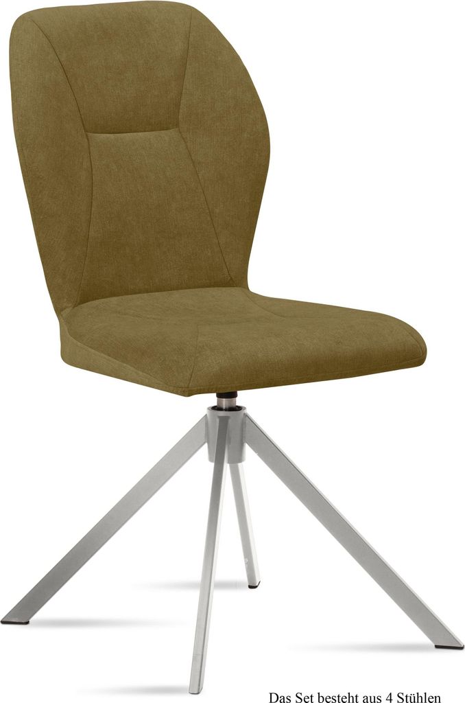 Esszimmerstuhl drehbar (4er-Set) Deandra 51x92x60 Produktbild 