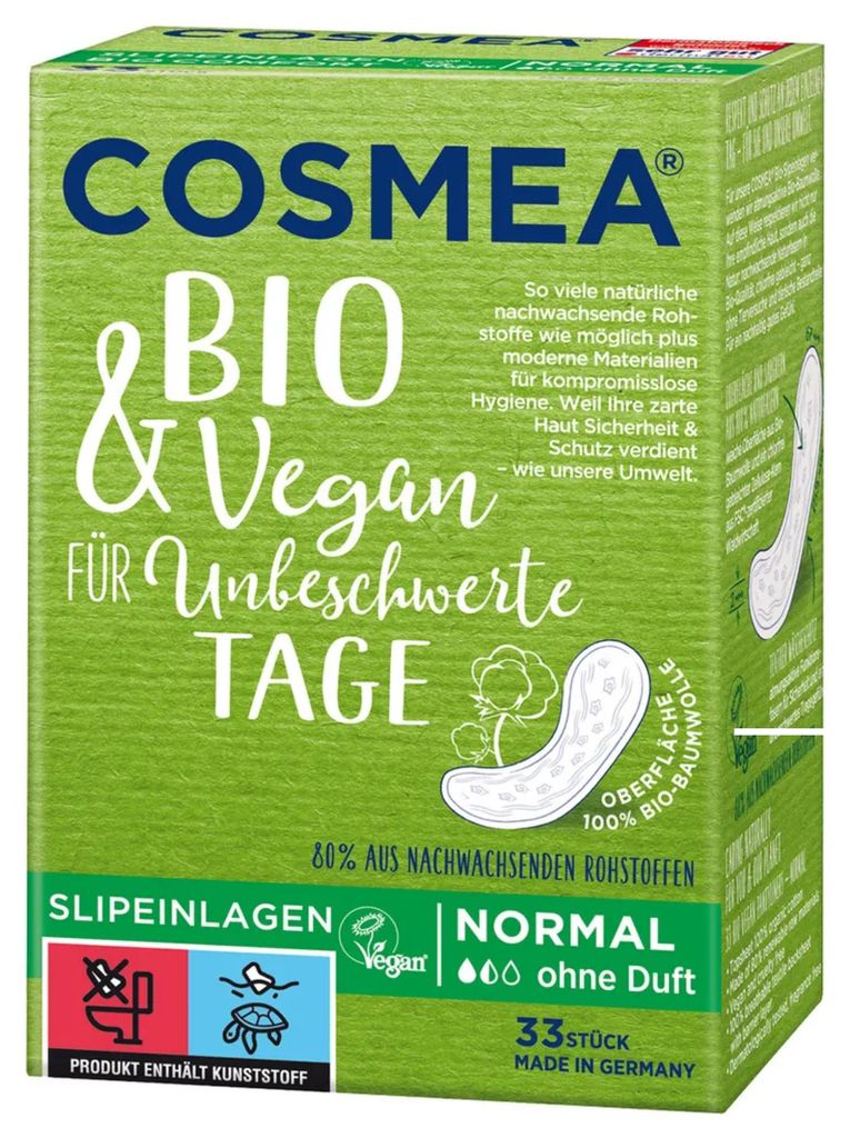 Wkładki higieniczne Pelz Cosmea. Vegan Normal 33 szt Zdjęcie produktu 