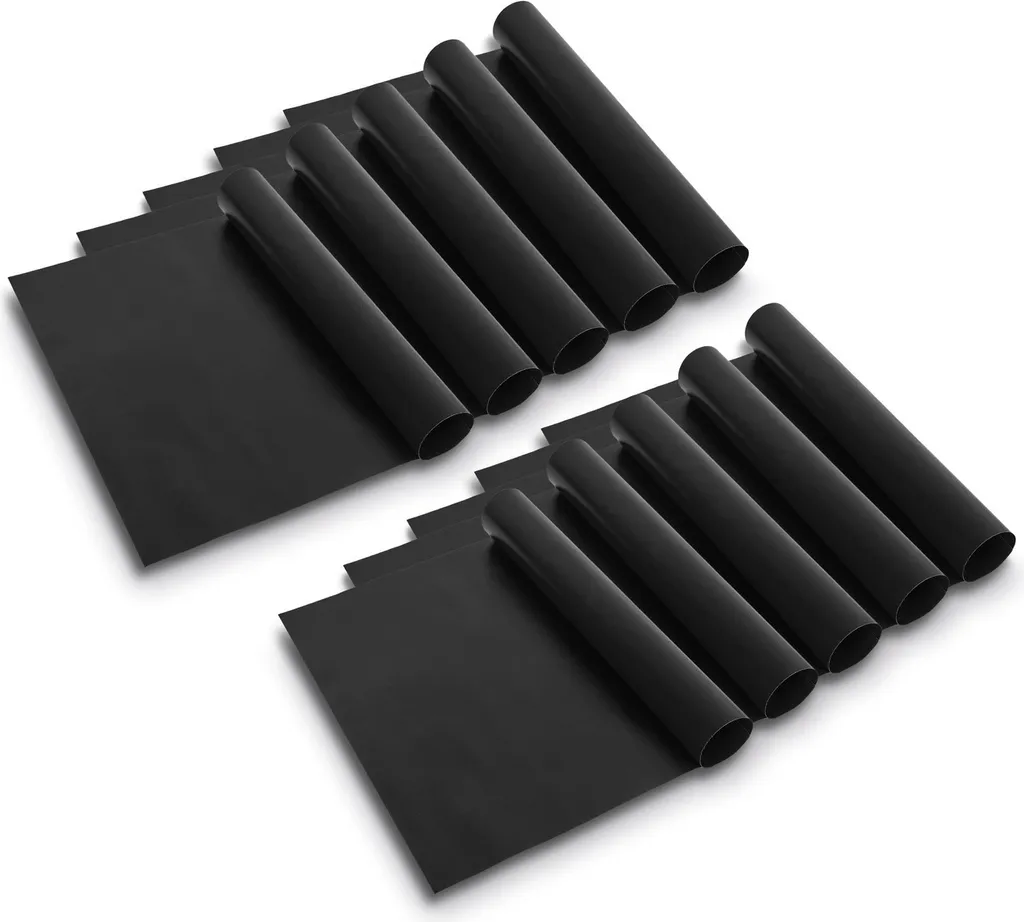 Tapis de Cuisson pour Barbecue Propre sans Graisse Brûlée 40x33cm