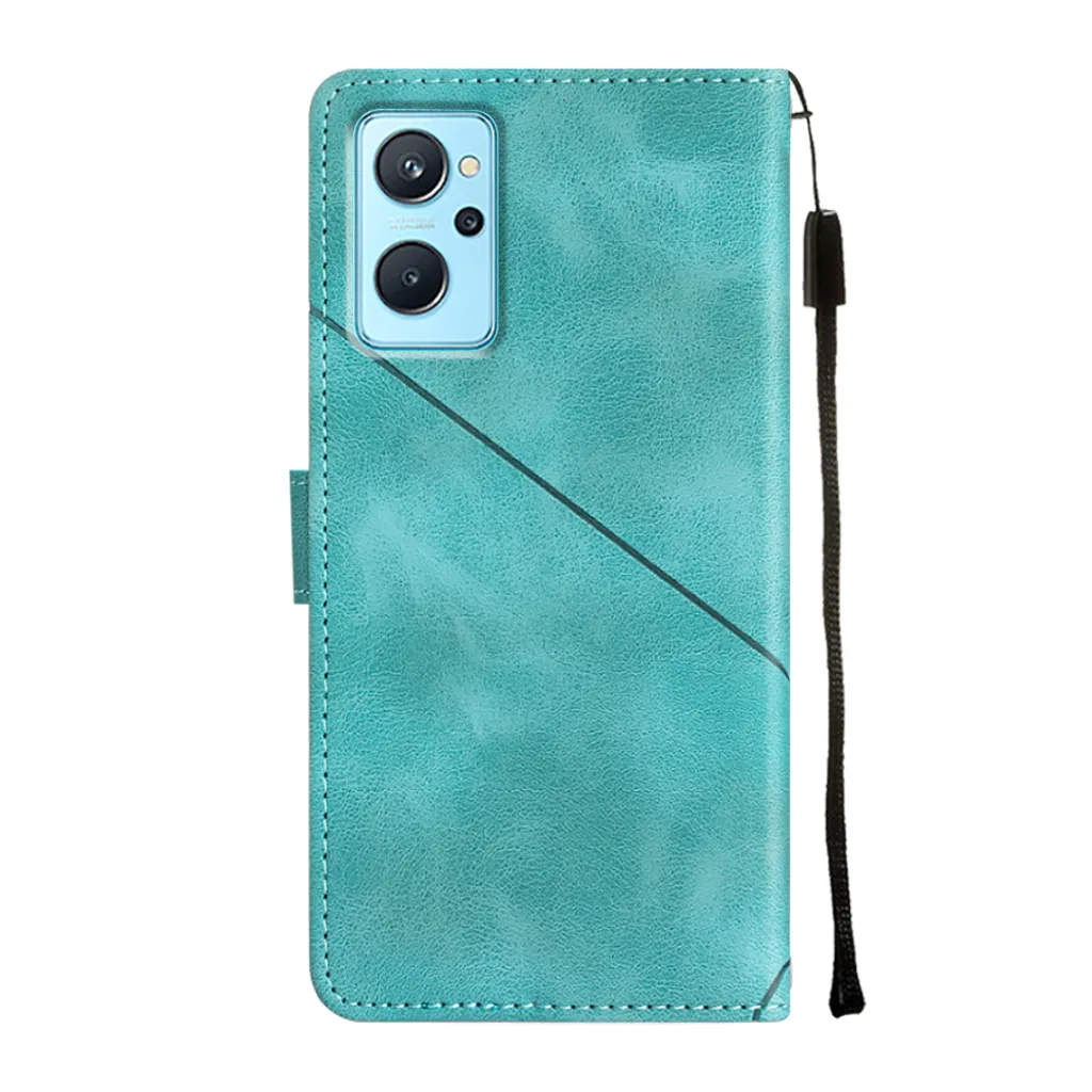 SHOTAY Custodia Protettiva TPU Per OPPO Watch 41mm E 46mm – Cover Paraurti Morbida E Leggera – Antigraffio – Nero + Turchese