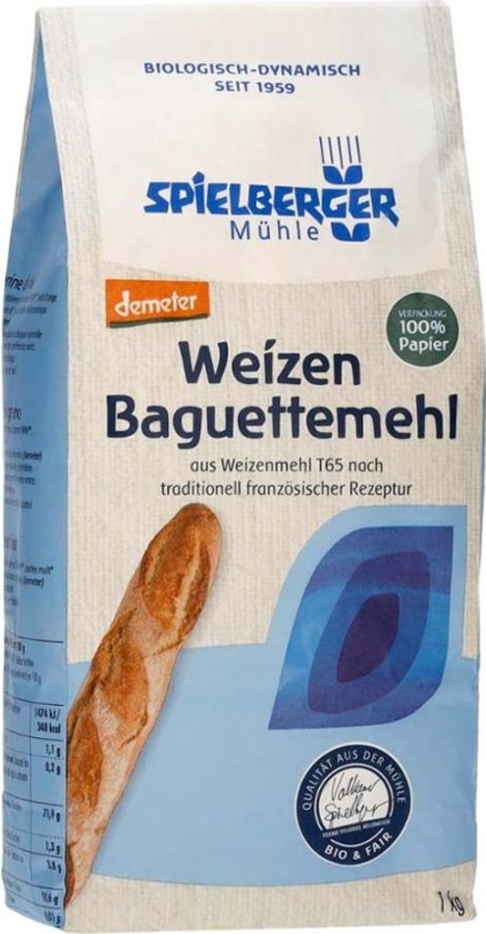 Weizen - Baguettemehl demeter 1kg Produktbild 