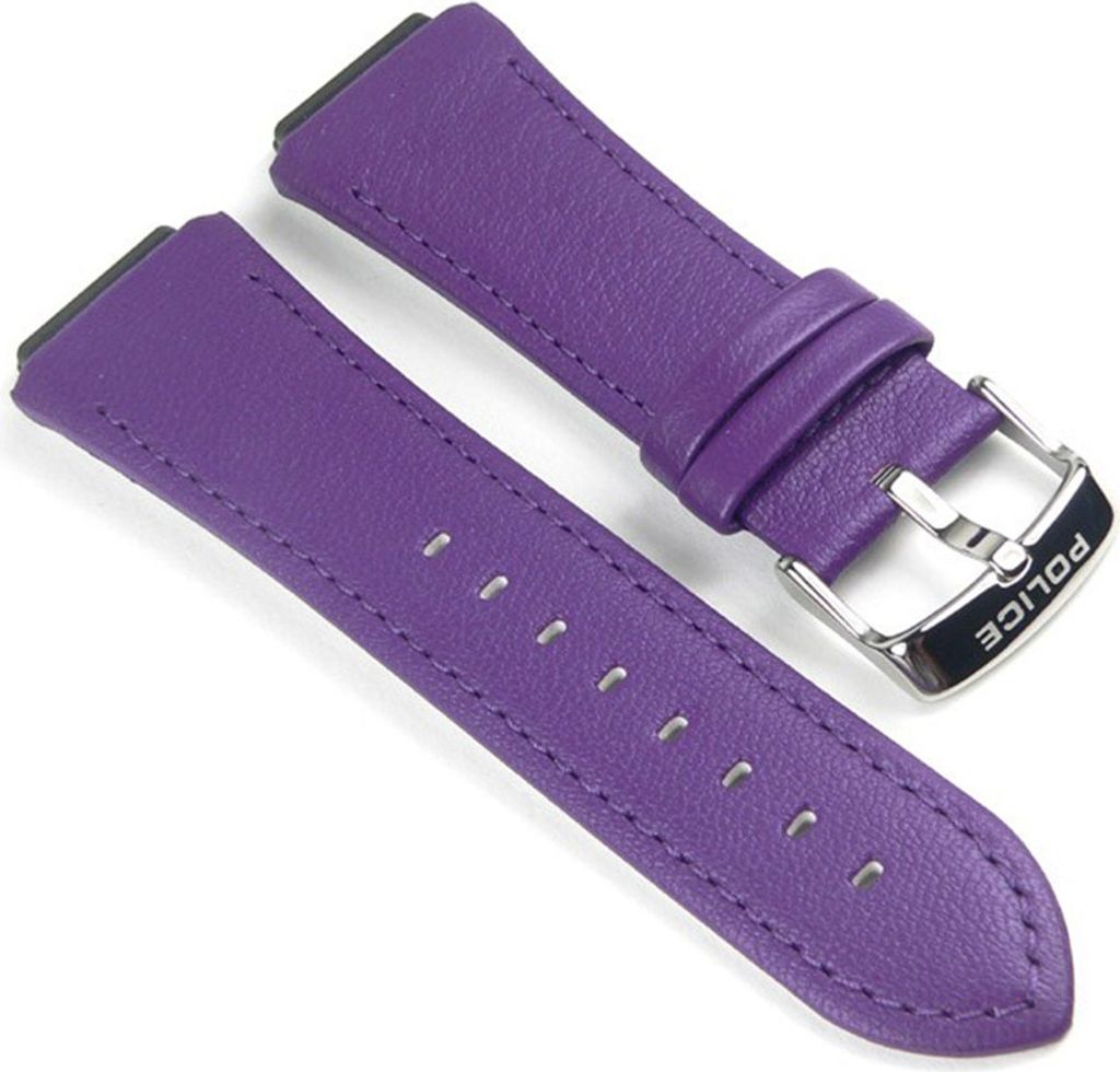 Police Sphere Ersatzband Uhrenarmband Leder Band Lila PL12096JS-04A