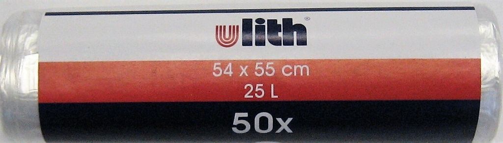 Ulith Müllbeutel 25 Liter 54 x 55 cm 50 St.