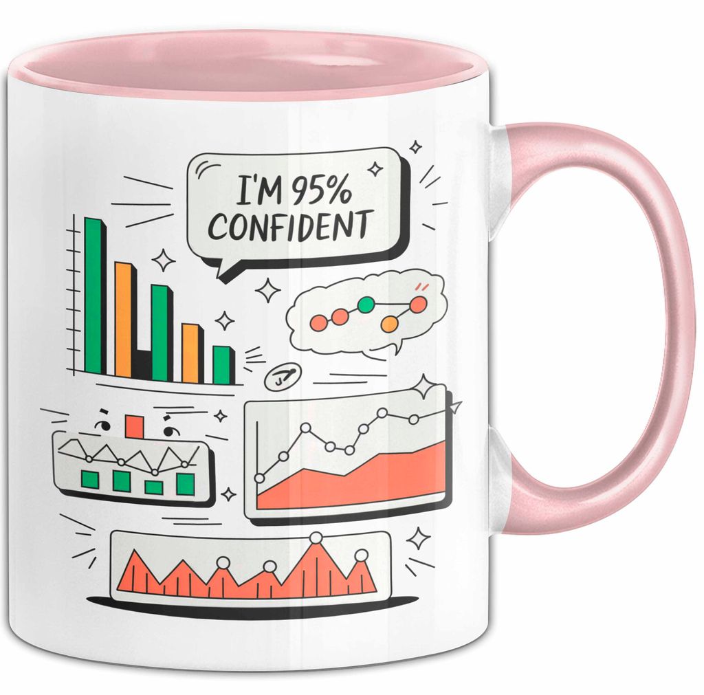 Statistiker Tasse Geschenk Lustige Geschenkidee Spruch Für Daten Analysten (Rosa)