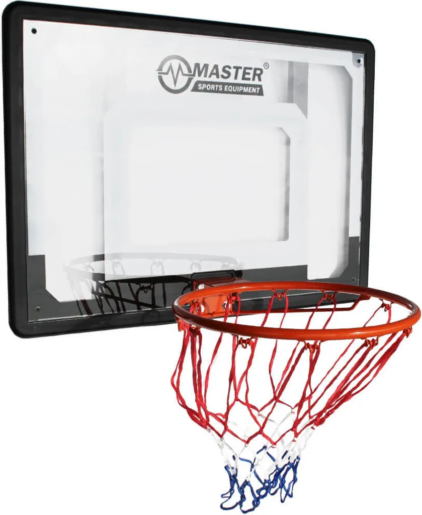 Planche de basket murale MASTER 80x58 cm idéale pour extérieur et garage
