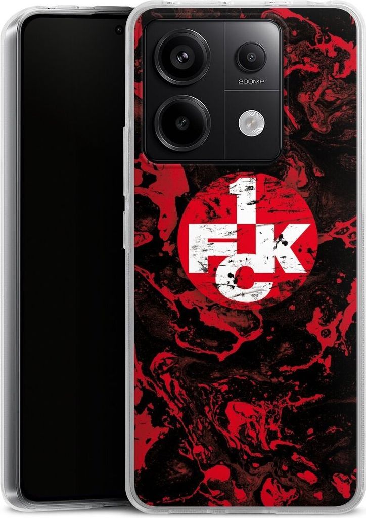 DeinDesign Handyhülle für Xiaomi Redmi Note 13 Pro 5G Silikon Hülle Case Smartphone Schutzhülle 1. FC Kaiserslautern 1. FCK Logo