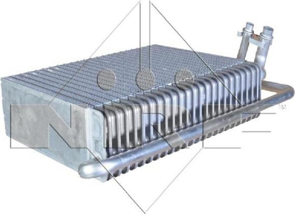 Verdampfer Klimaanlage 200 mm - 258 mm NRF passend für u.a. BMW 3er
