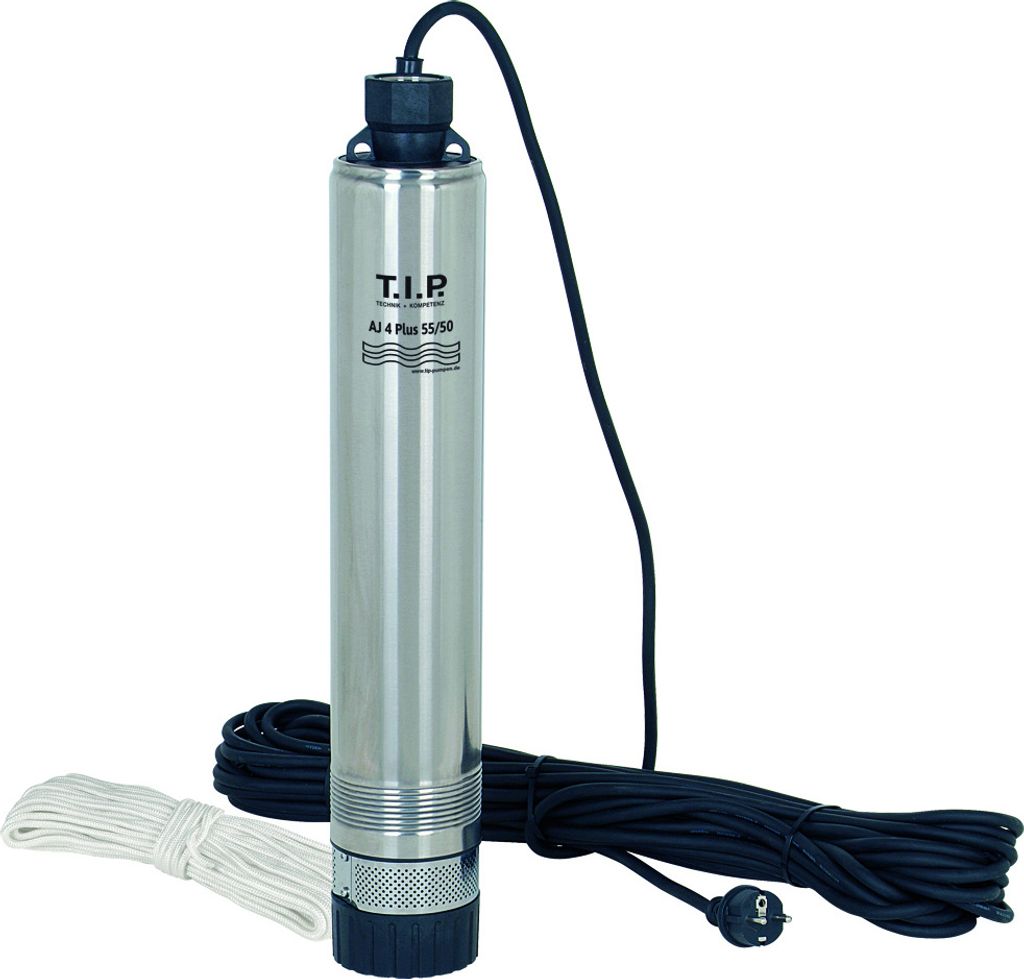 T.I.P. Tiefbrunnenpumpe AJ 4 Plus 55/50, Fördermenge max. Produktbild 