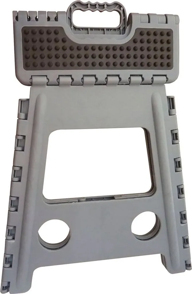 Escabeau pliable Hippo-tonic Argent One Size : marchepied de sellerie