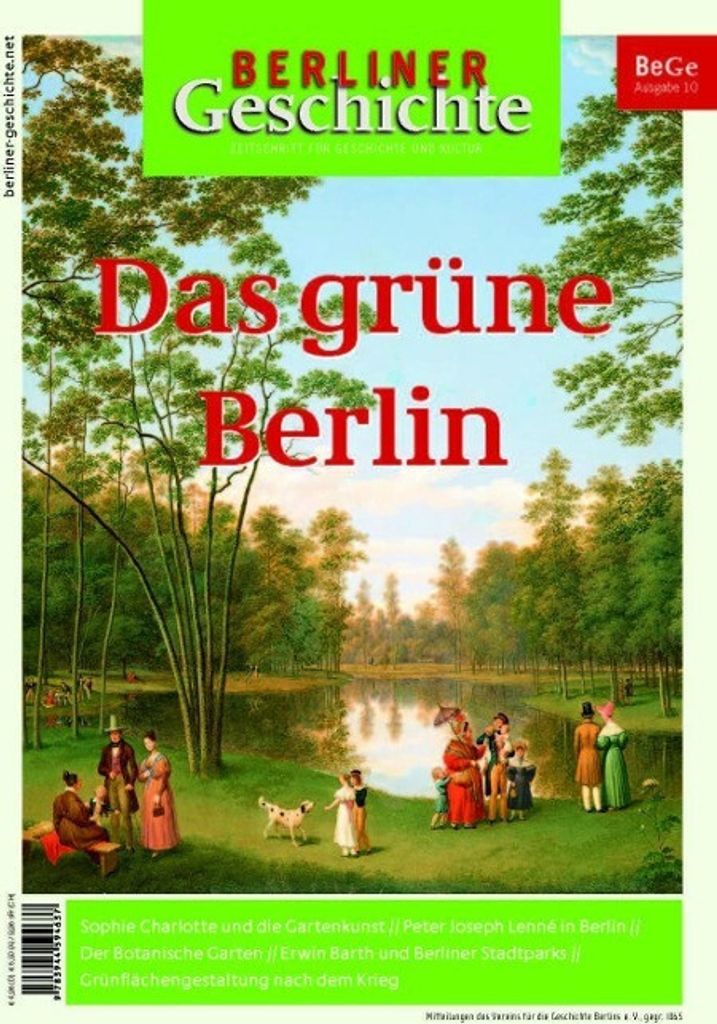 Berliner Geschichte 10 - Zeitschrift f. Geschichte u. Kultur