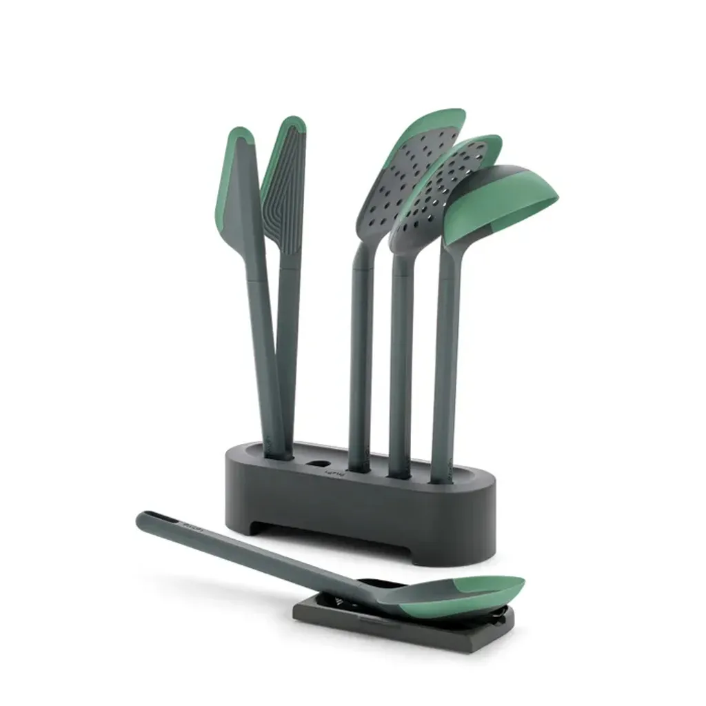 Lékué Set d'ustensiles de cuisine essentiels - 5 pièces en silicone