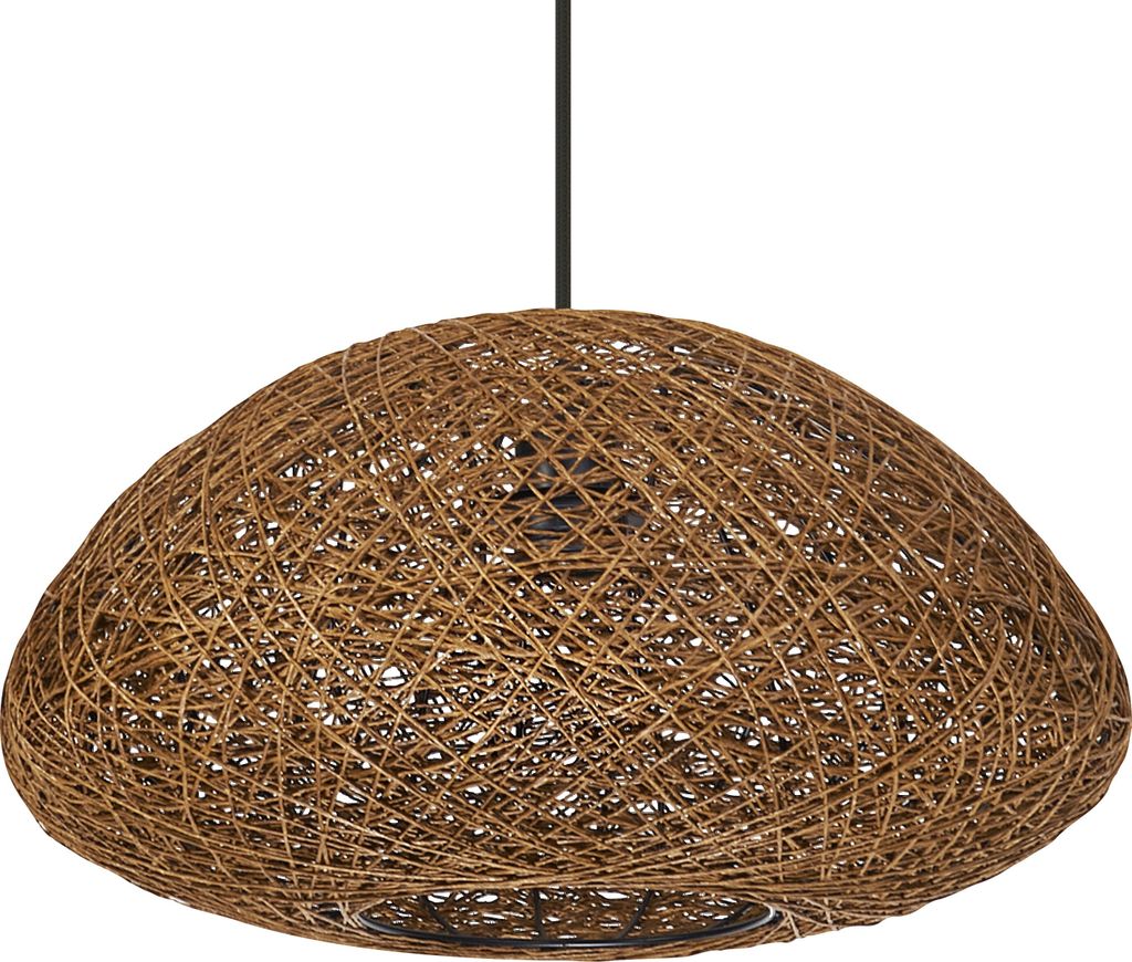 OSRAM Decor Paper Drop dekorative Pendelleuchte aus Papier in Tropfenform, 395mm, mit E27 Fassung, Papier/Stahl, IP20, beige