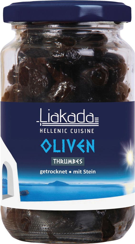 Czarne oliwki Liakada z pestką ATG 230g Zdjęcie produktu 