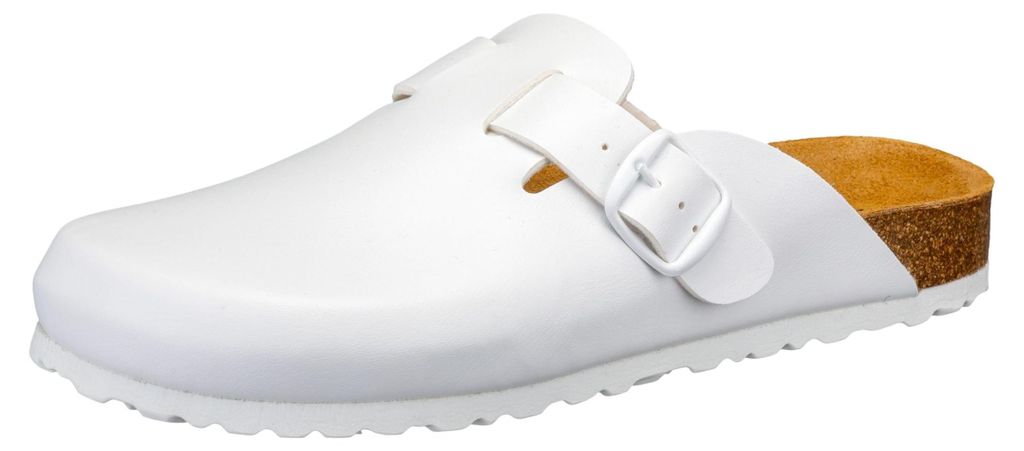 Lico Bioline Clog, uni, volwassenen, huisschoen, wit, maat Productafbeelding 