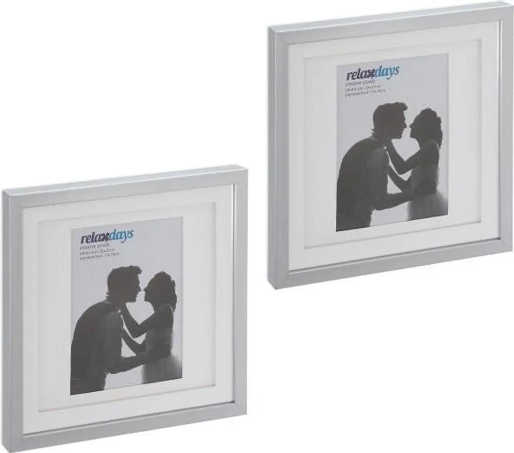 Offerta Set 2 Cornici 25x25 cm - Prezzo Stock Cornici Portafoto Casa