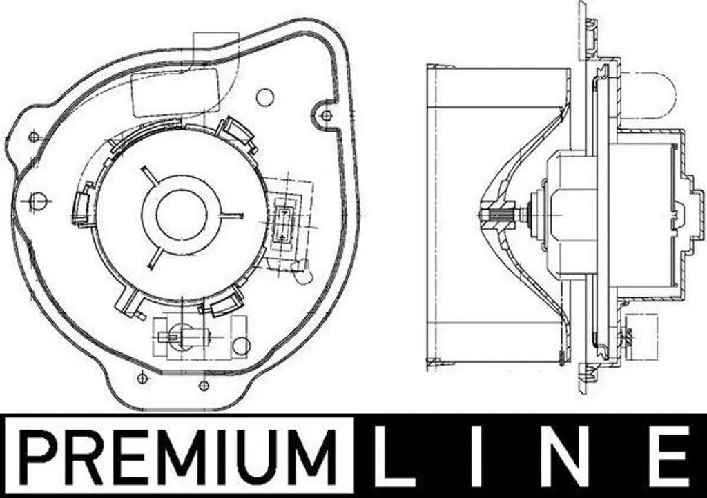 Pulseur d'air habitacle pour Volvo S80 et V70 - Souffleur chauffage OEM