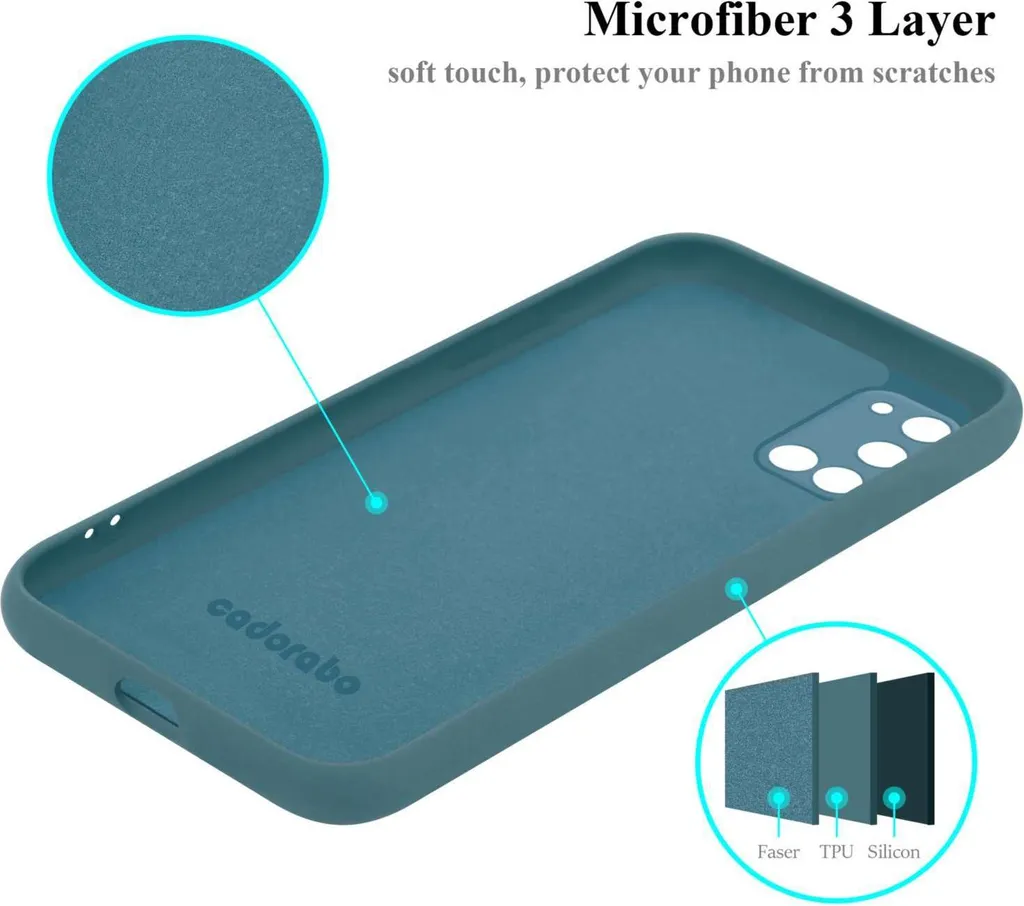 Tasca con Custodia per Oppo A72 5G/A73 5G, con Cinturino da Polso