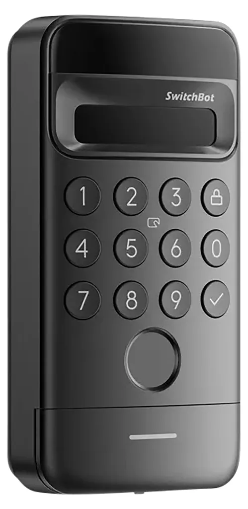 Clavier Connecté SwitchBot Keypad Vision Noir avec Caméra Intégrée