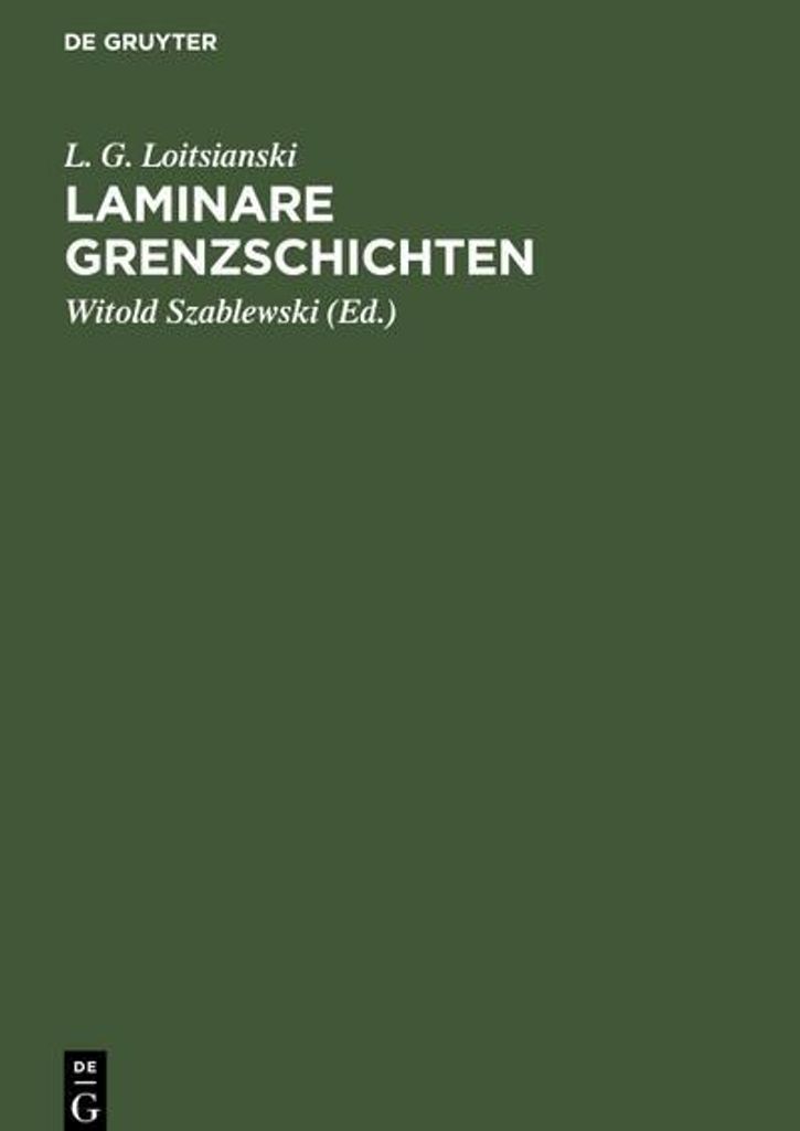 Laminare Grenzschichten