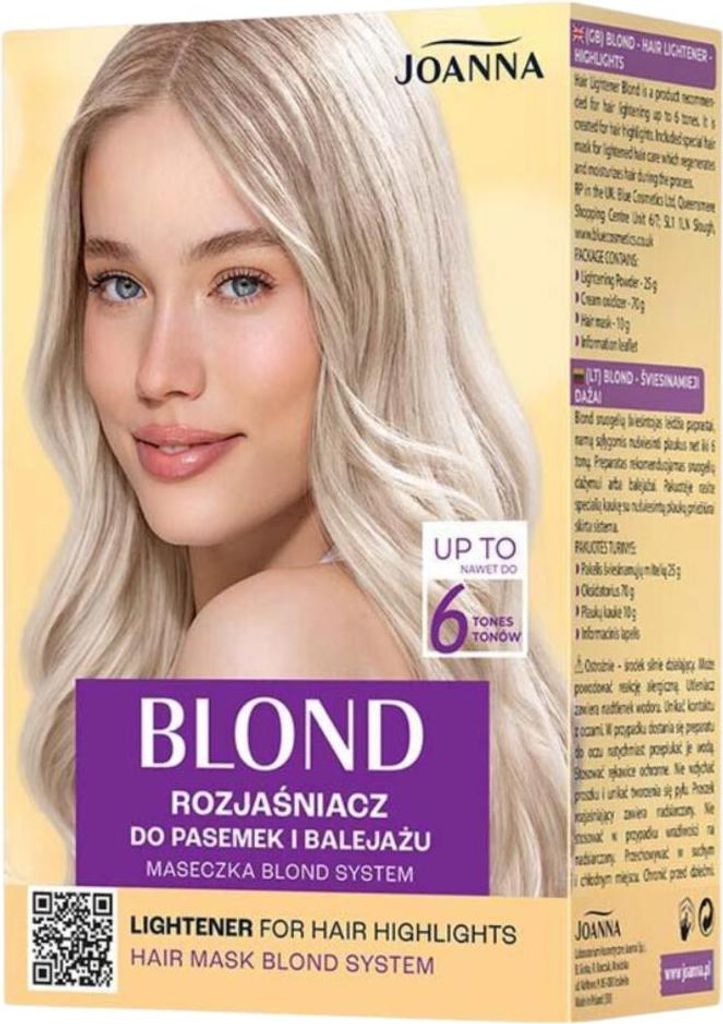 JOANNA Naturia Rozjaśniacz do pasemek 6-tonowy Multi Blond Zdjęcie produktu 