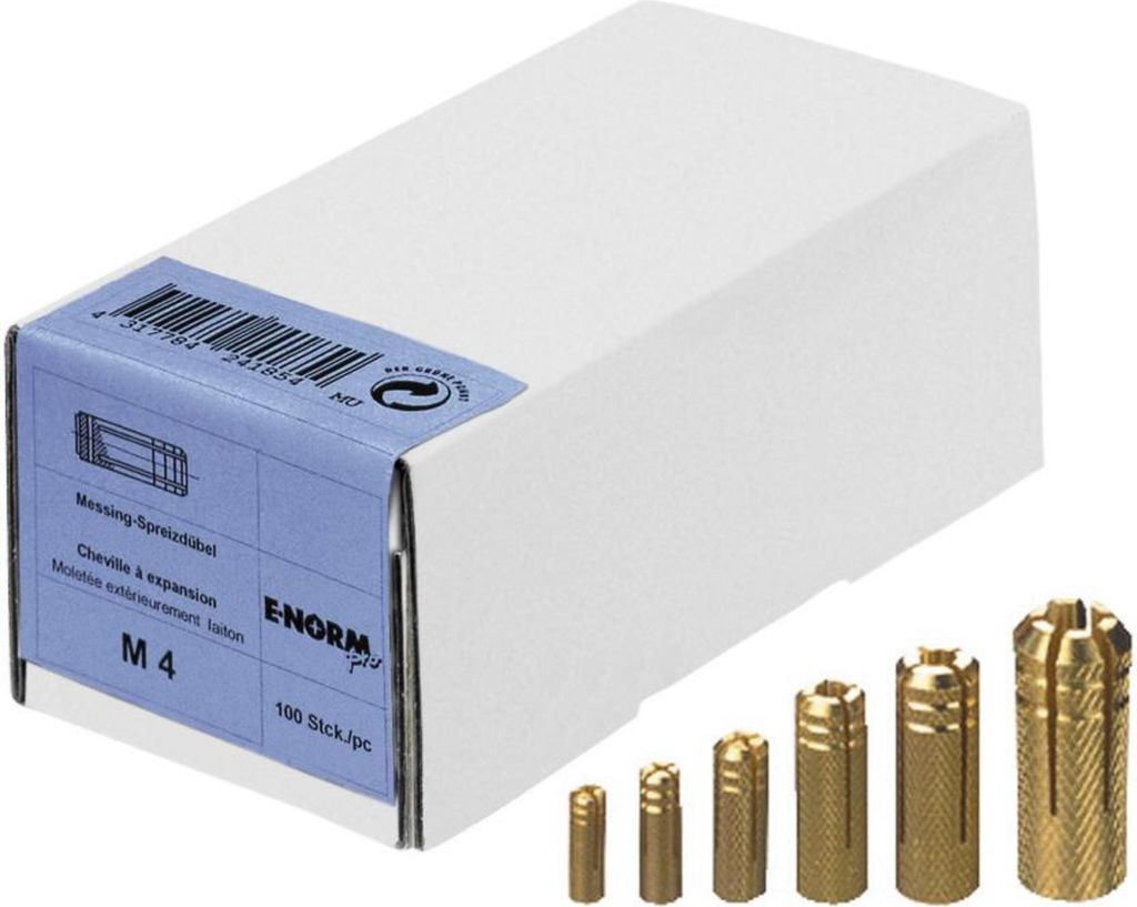 Messing-Spreizdübel M16 E-NORMpro