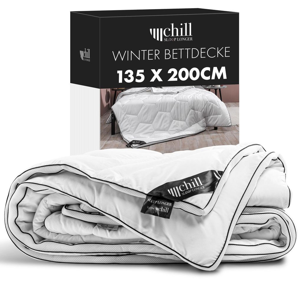 chill SLEEPLONGER Winterbettdecke 135 × 200 cm atmungsaktiv Produktbild 