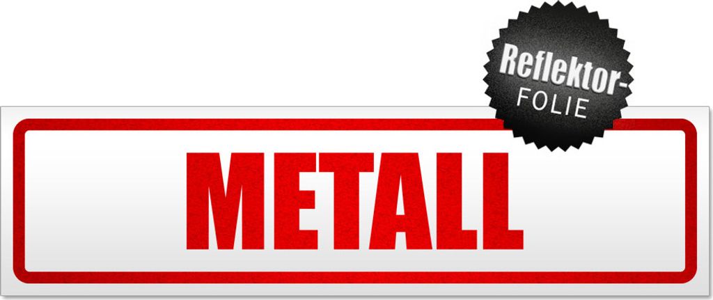 METALL Magnetschild Schild magnetisch