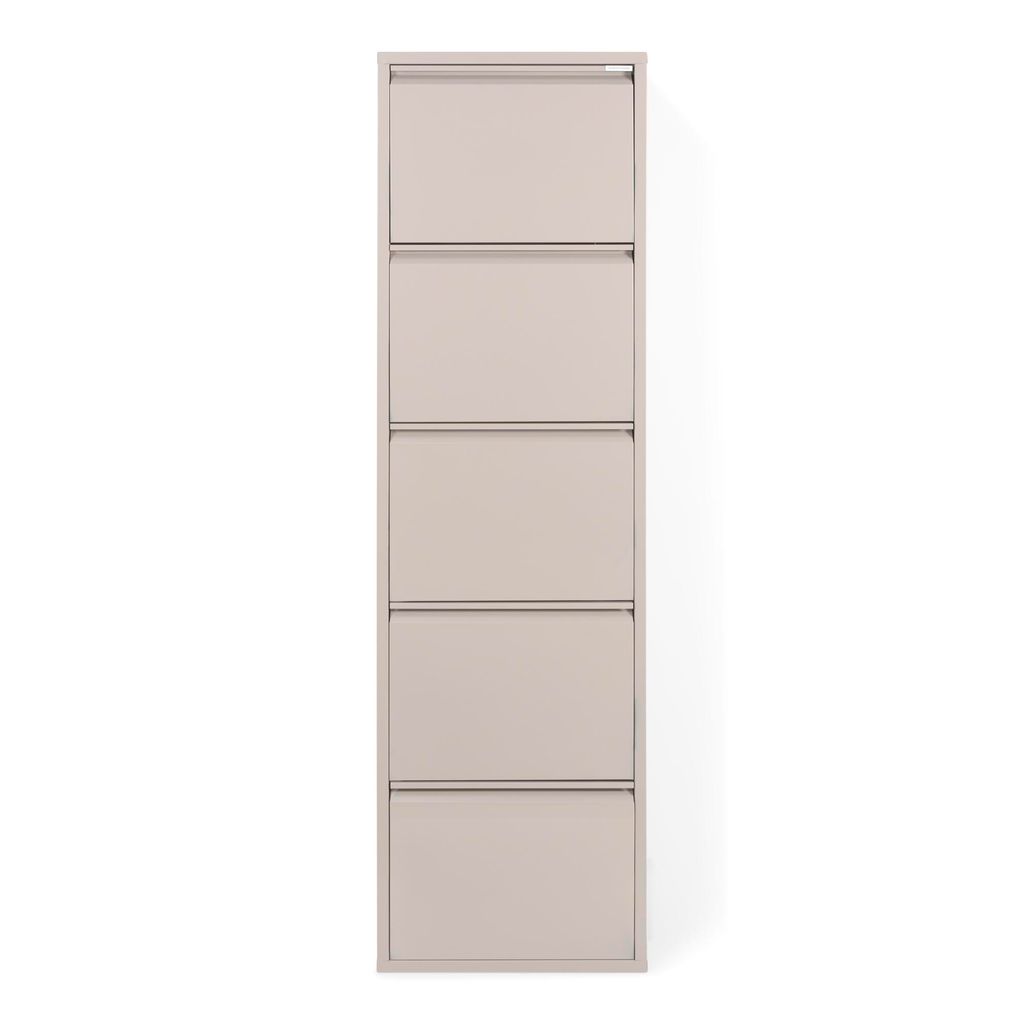BILLY 5 Schoenenkast - Seidig Taupe