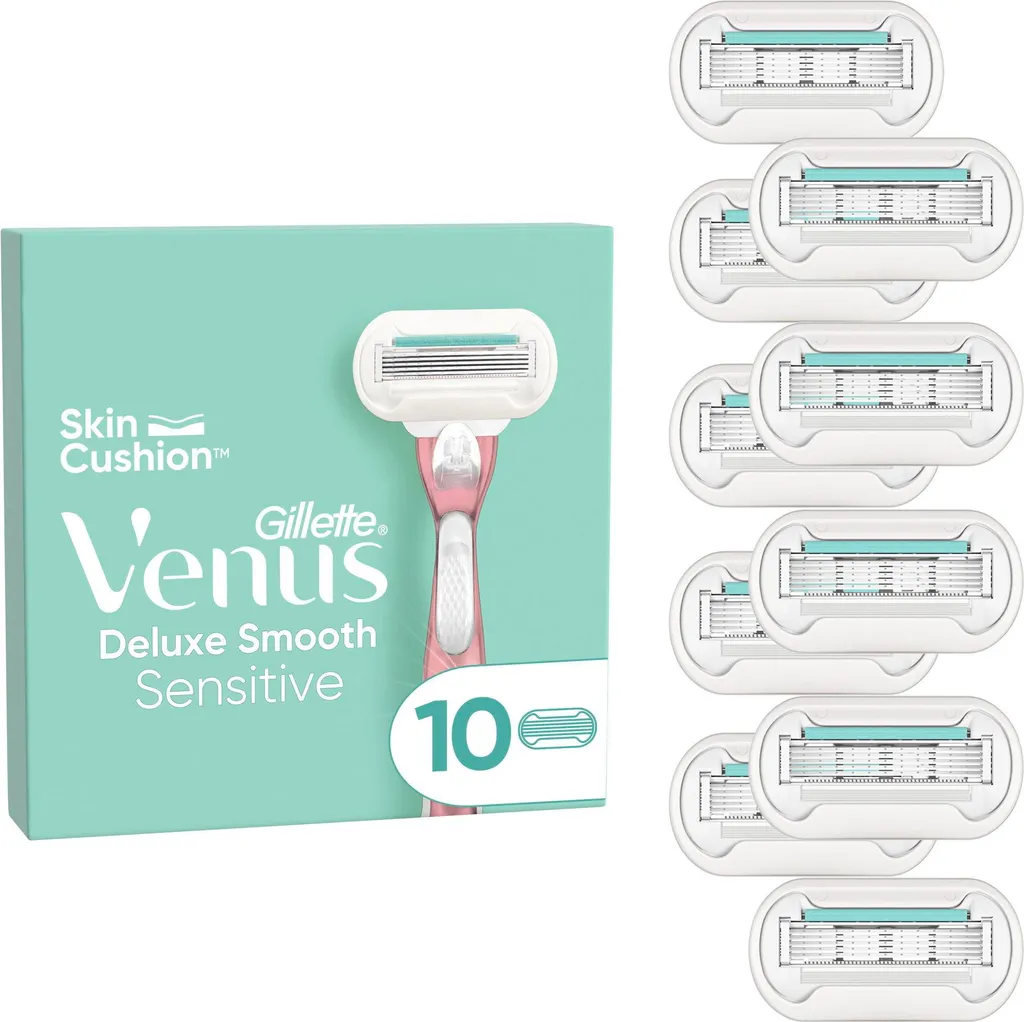 Rasage Corps Complet pour Femme Gillette Venus Deluxe Smooth - Kit 10 ks