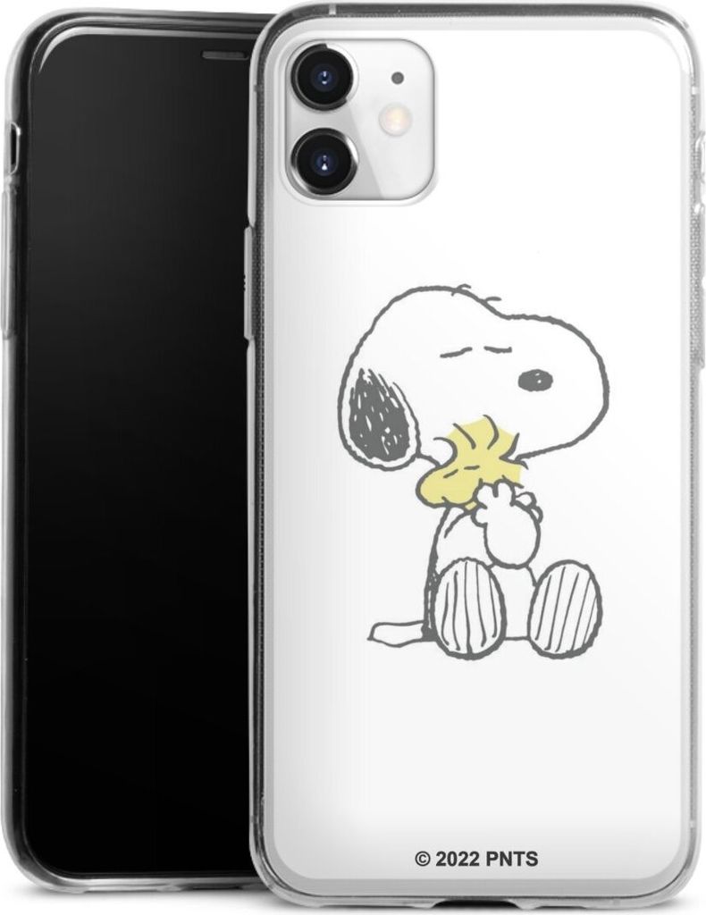 DeinDesign Slim Hülle für Apple iPhone 11 Silikon Case Ultra Dünn Handyhülle Liebe Peanuts Snoopy