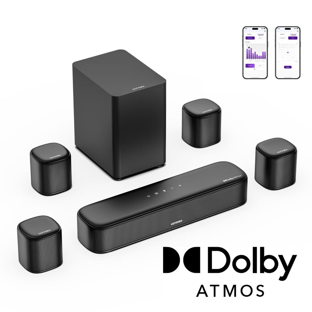 Barre de son ULTIMEA 7.1 canaux Dolby Atmos avec caisson de Image du produit 