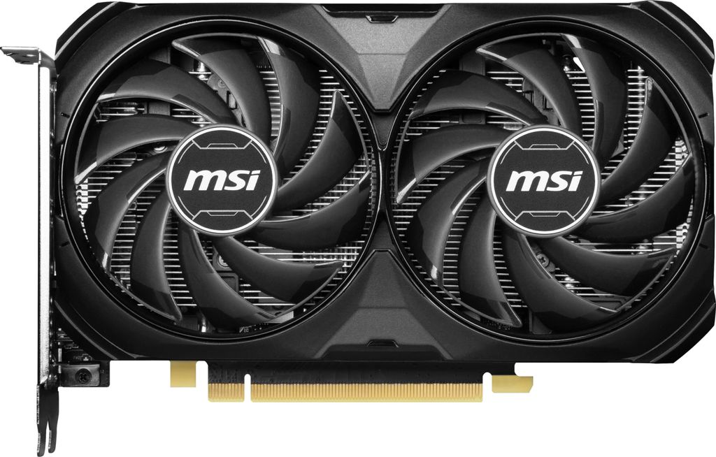 MSI GeForce RTX 4060 Ti VENTUS 2X BLACK 8G OC Grafikkarte - Produktbild 