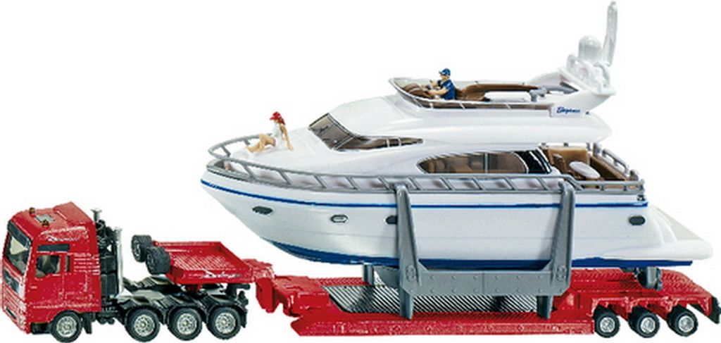 Siku Schwertransport mit Yacht ; 1849 Produktbild 