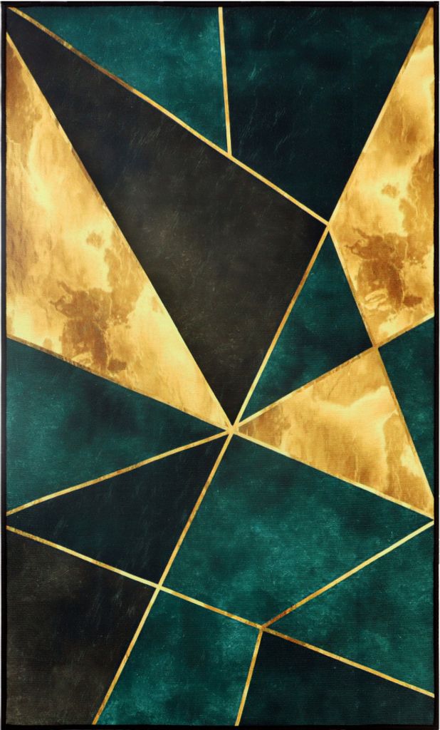 Designer Teppich Modern Wohnzimmer waschbar & rutschfest - Fancy III - Fußbodenheizung geeignet 80x160 cm