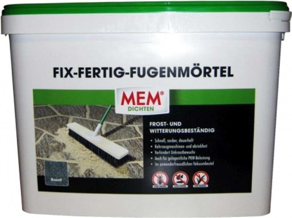 MEM Fix-Fertig-Fugenmörtel 25 kg Farbton Basalt
