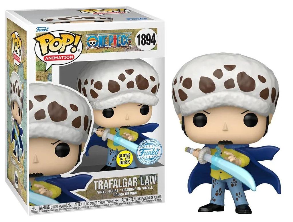 Funko Pop! One Piece - Trafalgar Law (With Blue Anesthesia) Obrázek produktu 