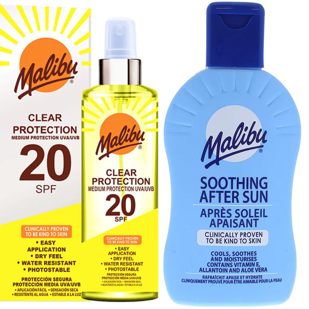 Malibu SPF20 Spray e Balma Abbastanza 200ml: Kit Solare Professionale