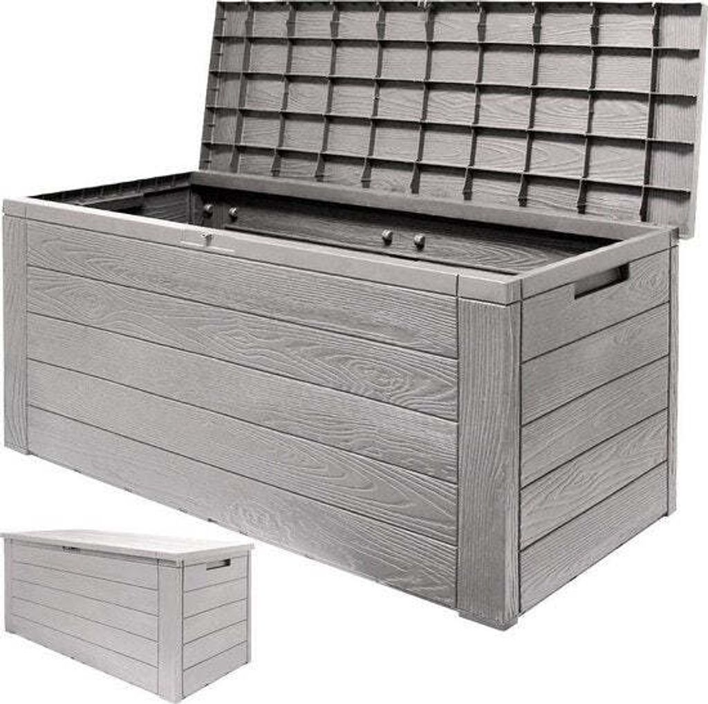 CASARIA® Gartenbox 280L UV-beständig Griffmulden Produktbild 10