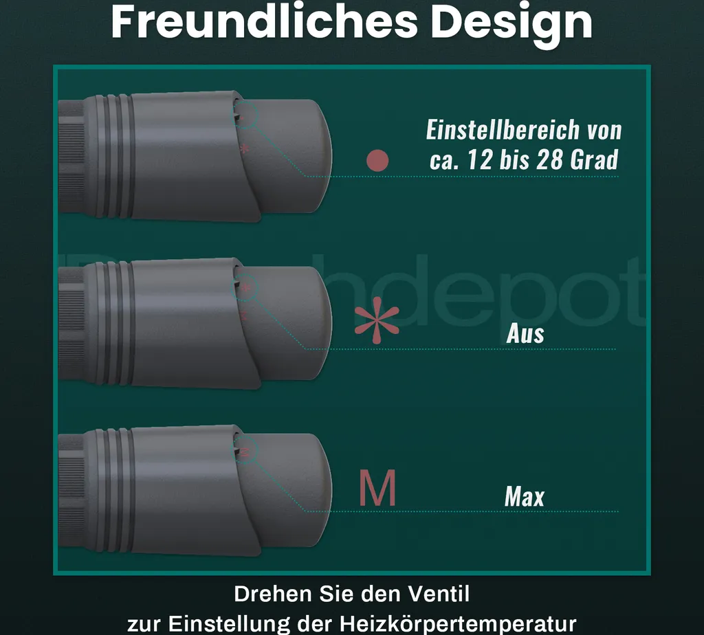 Set multibloc thermostaté anthracite pour radiateur design équerre - 8