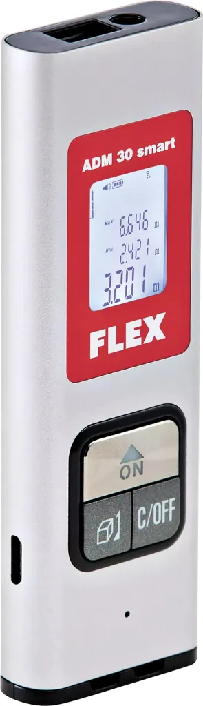 Télémètre laser de chantier Flex ADM 30 Smart pour devis rapides