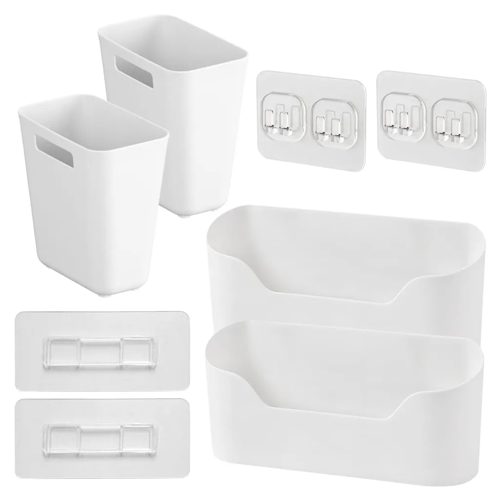 Boîtes de rangement murales robustes pour petits objets lot de 4 pièces