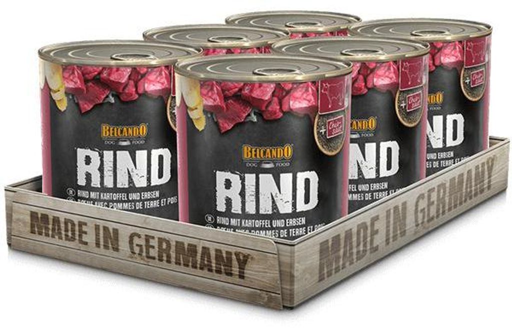 BELCANDO® Rind mit Kartoffel & Erbsen 6x 800g Produktbild 