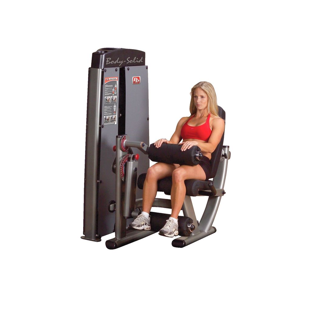 Body-Solid Beinbeuge-/Streck-Maschine "Pro Dual", Gewichtsblock 95 kg